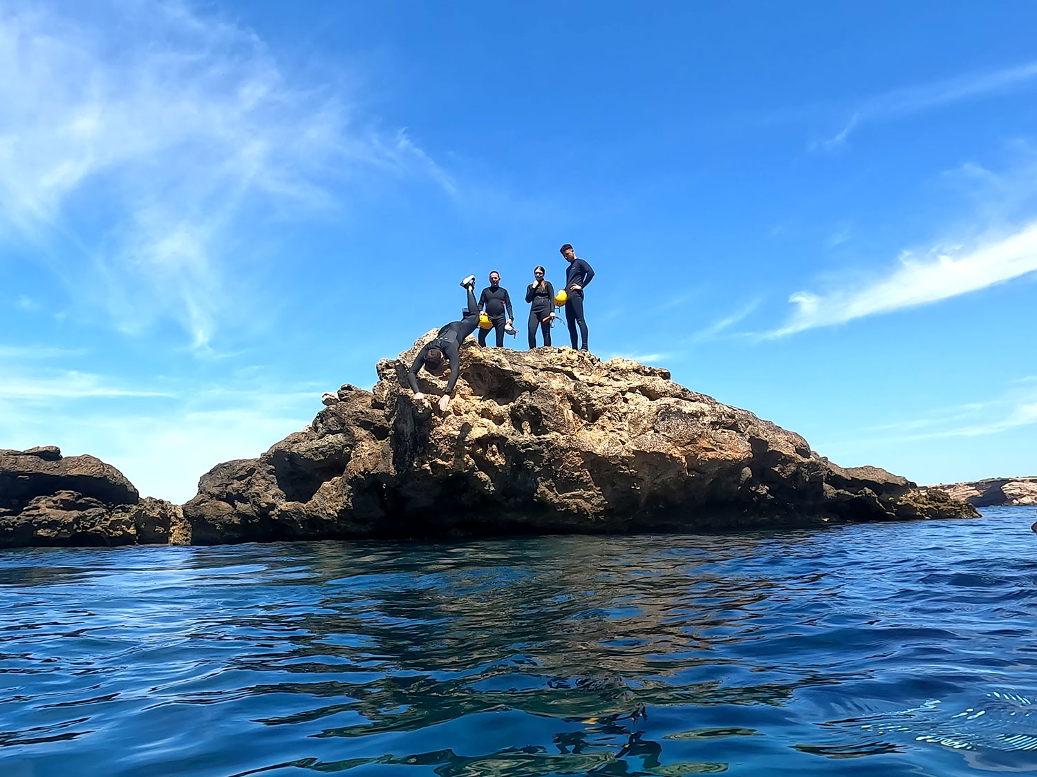 Coasteering Familias · Cala Comte Familias