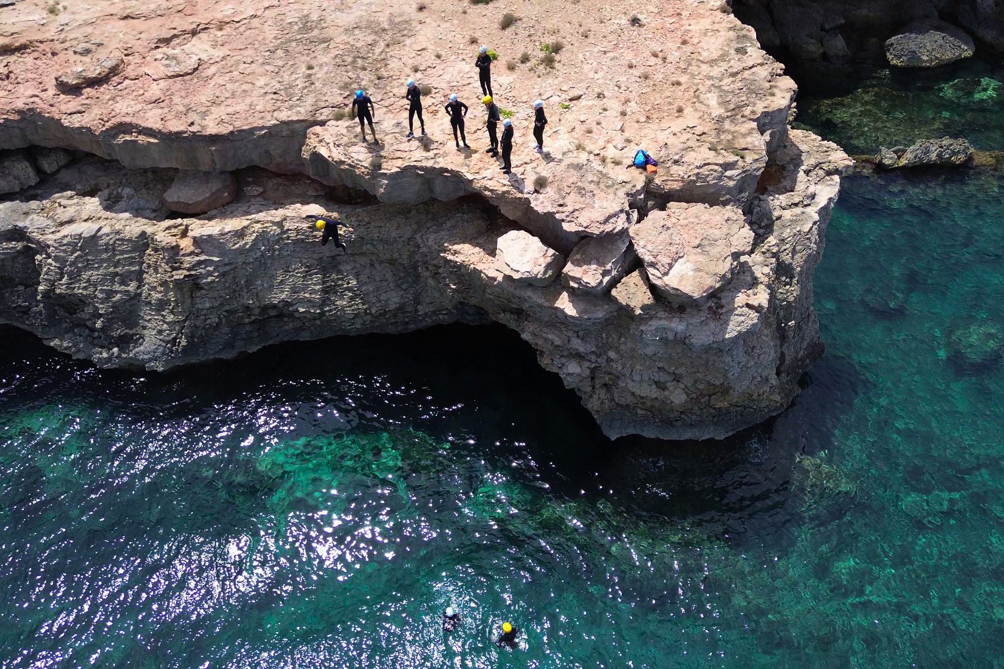 Coasteering Familias · Cala Comte Familias